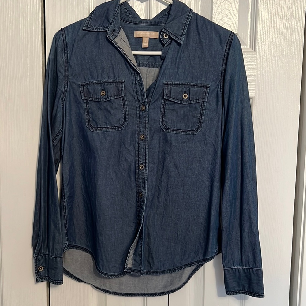 Banana Republic jeans blouse Size S
